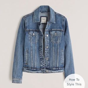 Denim Jacket Medium Wash Size S